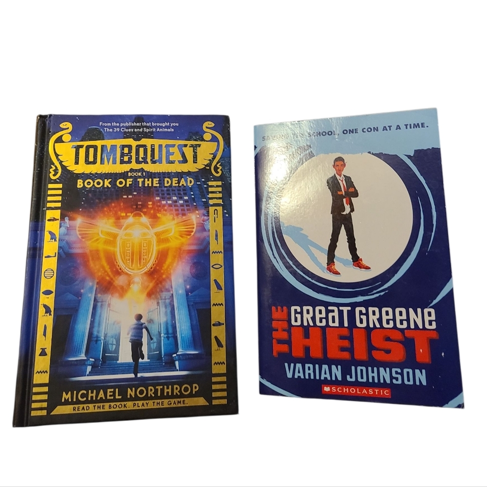 Book Bundle Tombquest Book of the Dead hardcover book The Great Greene Heist